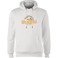 Jurassic Park Logo Tropical Hoodie - White - L von Jurassic Park