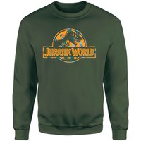 Jurassic Park Logo Tropical Sweatshirt - Green - L von Jurassic Park