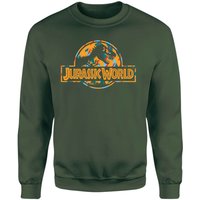 Jurassic Park Logo Tropical Sweatshirt - Green - XL von Jurassic Park