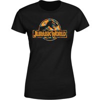 Jurassic Park Logo Tropical Women's T-Shirt - Black - 3XL von Jurassic Park