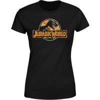 Jurassic Park Logo Tropical Women's T-Shirt - Black - S von Jurassic Park