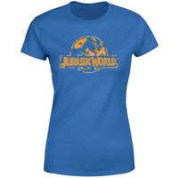 Jurassic Park Logo Tropical Women's T-Shirt - Blue - L von Jurassic Park
