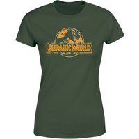 Jurassic Park Logo Tropical Women's T-Shirt - Green - L von Jurassic Park