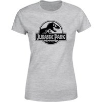 Jurassic Park Logo Women's T-Shirt - Grey - M von Jurassic Park