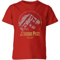 Jurassic Park Lost Control Kids' T-Shirt - Red - 3-4 Jahre von Original Hero