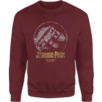 Jurassic Park Lost Control Sweatshirt - Burgundy - M von Original Hero