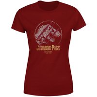 Jurassic Park Lost Control Women's T-Shirt - Burgundy - XL von Jurassic Park