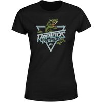 Jurassic Park Raptors On Tour Stroke Women's T-Shirt - Schwarz - M von Jurassic Park