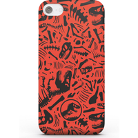 Jurassic Park Red Pattern Smartphone Hülle für iPhone und Android - Samsung S6 - Snap Hülle Matt von Jurassic Park