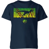 Jurassic Park Run! Kids' T-Shirt - Navy - 3-4 Jahre von Jurassic Park