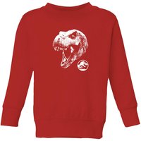Jurassic Park T Rex Kids' Sweatshirt - Red - 11-12 Jahre von Jurassic Park