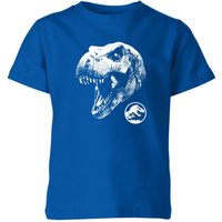 Jurassic Park T Rex Kids' T-Shirt - Blue - 3-4 Jahre von Jurassic Park
