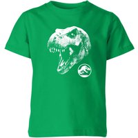 Jurassic Park T Rex Kids' T-Shirt - Green - 11-12 Jahre von Original Hero