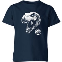 Jurassic Park T Rex Kids' T-Shirt - Navy - 3-4 Jahre von Jurassic Park