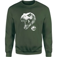 Jurassic Park T Rex Sweatshirt - Green - XS von Jurassic Park