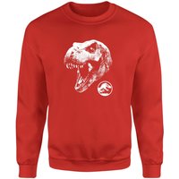 Jurassic Park T Rex Sweatshirt - Red - L von Jurassic Park