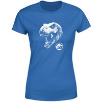 Jurassic Park T Rex Women's T-Shirt - Blue - M von Jurassic Park