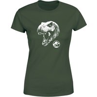 Jurassic Park T Rex Women's T-Shirt - Green - L Jurassic Park T Rex Women's T-Shirt - Green - L von Original Hero