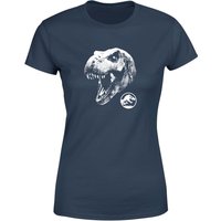 Jurassic Park T Rex Women's T-Shirt - Navy - XL von Jurassic Park