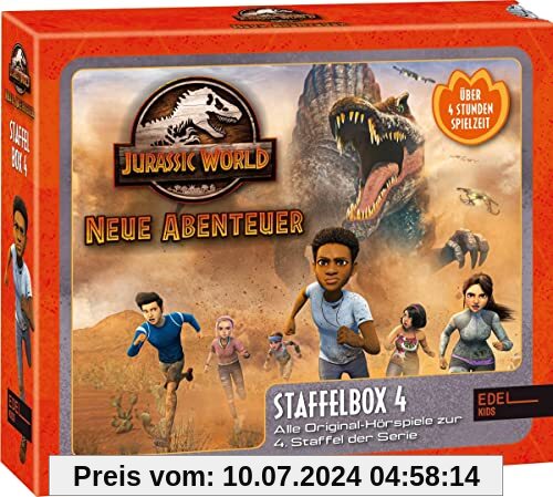 Jurassic World - Neue Abenteuer: Alle Original-Hörspiele zur 4. Staffel (Folge 27 - 37) - [Hörspiel-Staffelbox mit 3 CDs] von Jurassic World-Neue Abenteuer