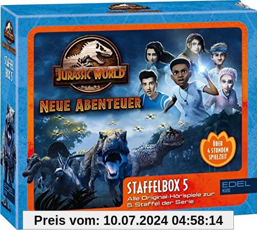 Jurassic World - Neue Abenteuer: Alle Original-Hörspiele zur 5. Staffel (Folge 38 - 49) - [Hörspiel-Staffelbox mit 3 CDs] von Jurassic World-Neue Abenteuer