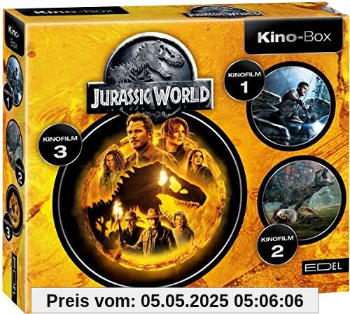 Jurassic World - Kino-Box: Die Original-Hörspiele zu den Kinofilmen 1 - 3 [3 CDs] von Jurassic World