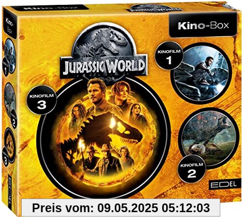 Jurassic World - Kino-Box: Die Original-Hörspiele zu den Kinofilmen 1 - 3 [3 CDs] von Jurassic World