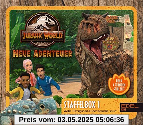 Jurassic World - Neue Abenteuer: Alle Original-Hörspiele zur 1. Staffel (Folge 1 - 8) - [Hörspiel-Staffelbox mit 3 CDs] von Jurassic World