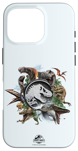 Jurassic World Rebirth Circle Logo Dinosaurs Hülle für iPhone 16 Pro von Jurassic World