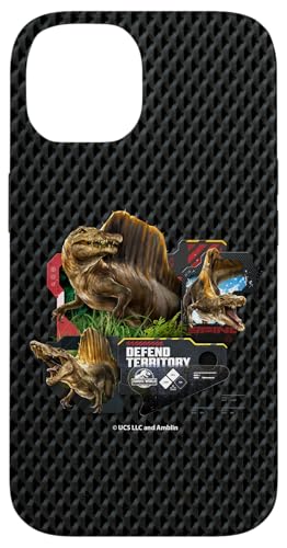Jurassic World Rebirth Spinosaurus Defend Territory Hülle für iPhone 14 von Jurassic World