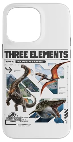 Jurassic World Rebirth Three Elements One Adventure Hülle für iPhone 14 Pro Max von Jurassic World