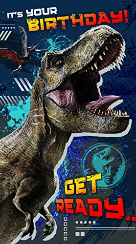 Jurassic World jw016 Happy Birthday Karte mit Stickerbogen Jurassic World jw016 Happy Birthday Karte mit Stickerbogen von Jurassic World