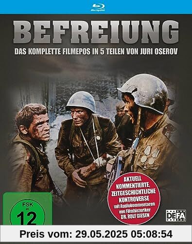 Befreiung - Legendärer russischer Kriegsfilm in 5 Teilen (DEFA Filmjuwelen) [3 Blu-rays] von Juri Oserow