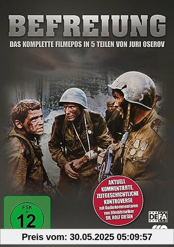 Befreiung - Legendärer russischer Kriegsfilm in 5 Teilen (DEFA Filmjuwelen) [3 DVDs] von Juri Oserow