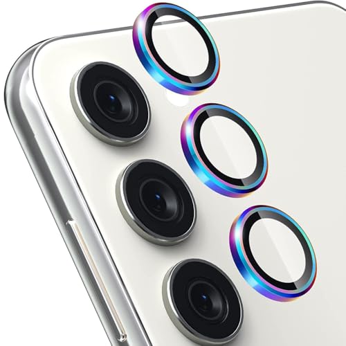 Jurqqer Kameraschutz für Samsung Galaxy A16 / A16 5G, [Kratzfest & Stabil] 9H Ultradünner Gehärtetes Glas, Kamera Schutz aus Aluminiumlegierung, Einfache Installation Bunt von Jurqqer
