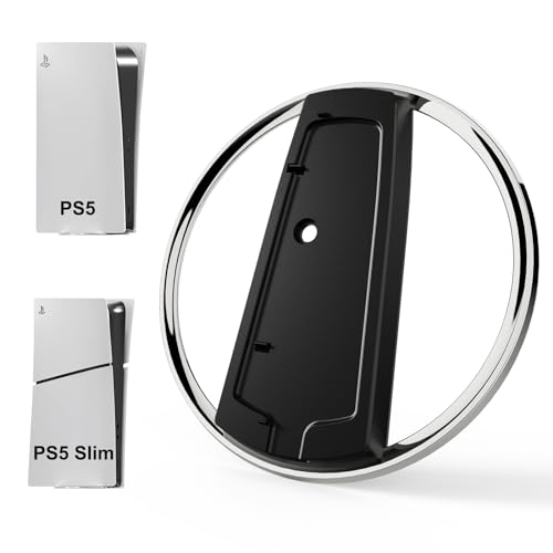 Juseisin PS5 Slim Standfuß, Vertikaler Ständer für Playstation 5, 5 Slim Reguläre Modelle, Digital Edition CD-ROM Edition von Juseisin