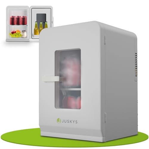 Juskys 2in1 Mini Kühlschrank 15 Liter Weiß - kleine Minibar mit Kühl- und Heizfunktion - kleiner Getränkekühlschrank 12V und 230V - Büro, Camping Juskys 2in1 Mini Kühlschrank 15 Liter Weiß - kleine Minibar mit Kühl- und Heizfunktion - kleiner Getränkekühlschrank 12V und 230V - Büro, Camping von Juskys