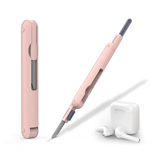 Airpods Reinigungsset, Multifunktions Bluetooth Kopfhörer Reinigungsstift Set mit Sanft Silikonspitze & Bürste, Airpods Clean Kit Reinigungswerkzeuge Passend für Bluetooth Ohrhörer, Ladebox, Rosa Airpods Reinigungsset, Multifunktions Bluetooth Kopfhörer Reinigungsstift Set mit Sanft Silikonspitze & Bürste, Airpods Clean Kit Reinigungswerkzeuge Passend für Bluetooth Ohrhörer, Ladebox, Rosa von Juspota