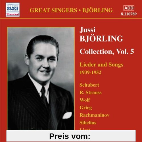Lieder von Jussi Björling