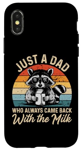 Lustiges Zitat für Väter mit Aufschrift "Daddy", Vatertag Hülle für iPhone X/XS Lustiges Zitat für Väter mit Aufschrift "Daddy", Vatertag Hülle für iPhone X/XS von Just A Dad Who Always Came Back With The Milk