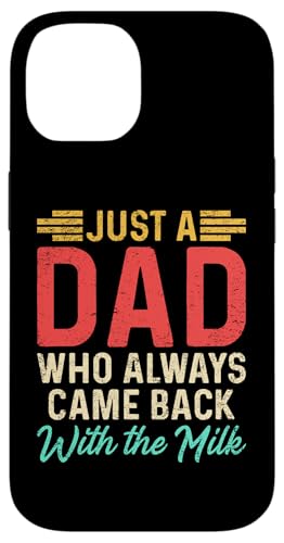 Sarkastischer Humor Papa Spruch Vatertag Bester Papa Lustiger Papa Hülle für iPhone 14 Sarkastischer Humor Papa Spruch Vatertag Bester Papa Lustiger Papa Hülle für iPhone 14 von Just A Dad Who Always Came Back With The Milk