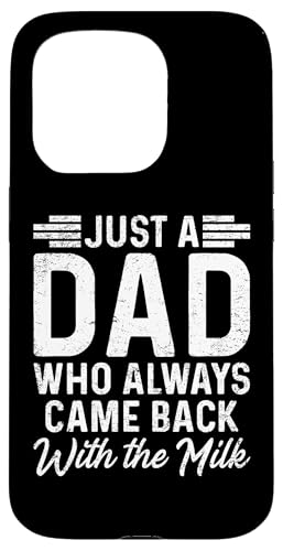 Sarkastischer Humor Papa Spruch Vatertag Bester Papa Lustiger Papa Hülle für iPhone 15 Pro Sarkastischer Humor Papa Spruch Vatertag Bester Papa Lustiger Papa Hülle für iPhone 15 Pro von Just A Dad Who Always Came Back With The Milk