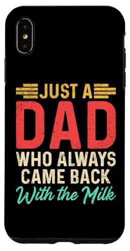 Sarkastischer Humor Papa Spruch Vatertag Bester Papa Lustiger Papa Hülle für iPhone XS Max Sarkastischer Humor Papa Spruch Vatertag Bester Papa Lustiger Papa Hülle für iPhone XS Max von Just A Dad Who Always Came Back With The Milk