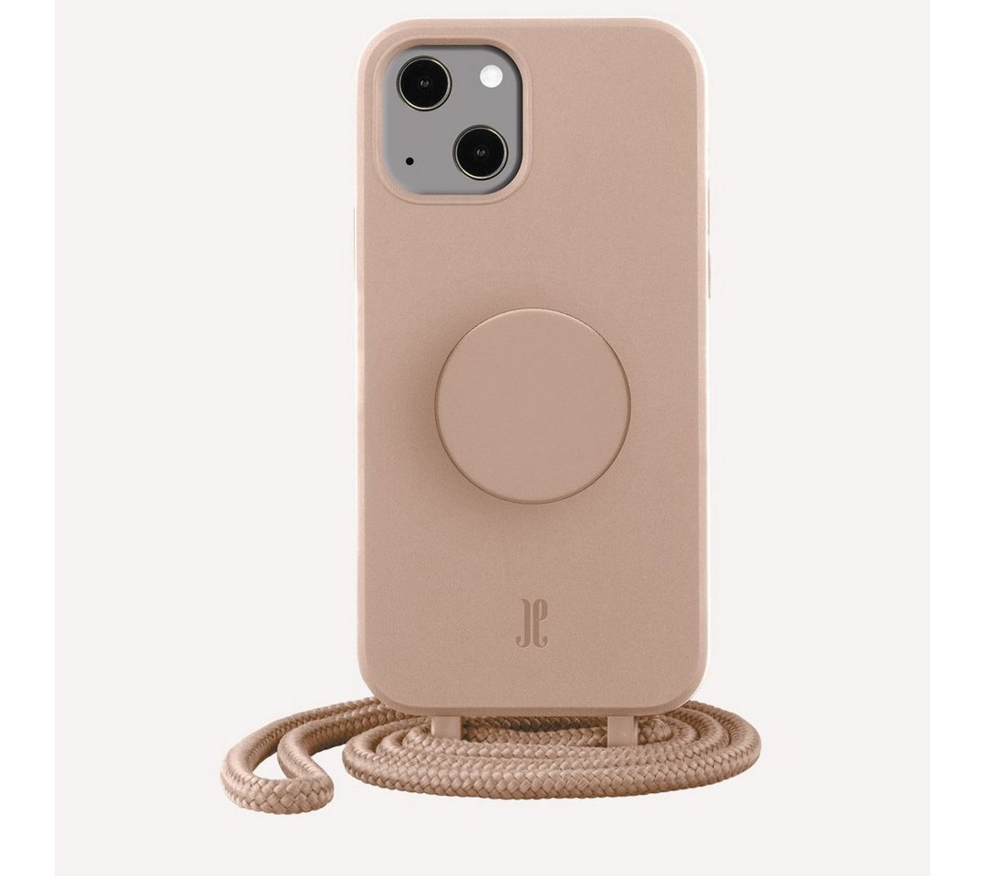 Just Elegance Handyhülle für iPhone 14 Plus Schutzhülle mit integriertem PopSockets, Kordel, Phone Case für das iPhone 14 Plus von Just Elegance