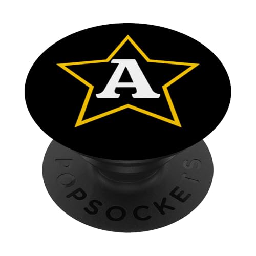 Buchstabe "A" Sternmonogramm Initial PopSockets Klebender PopGrip Buchstabe "A" Sternmonogramm Initial PopSockets Klebender PopGrip von Just Letter Designs