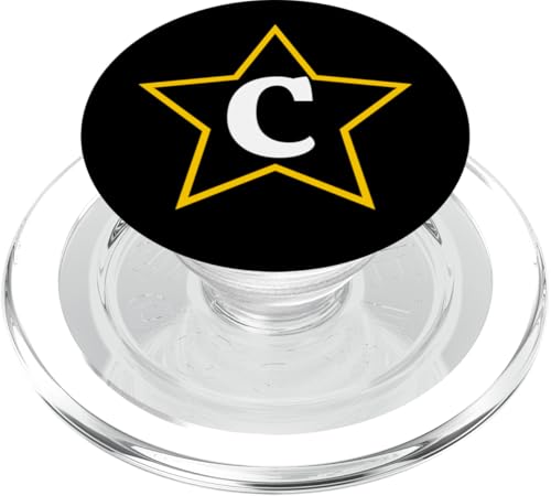 Buchstabe C in einem gelben Stern Initiale PopSockets PopGrip für MagSafe Buchstabe C in einem gelben Stern Initiale PopSockets PopGrip für MagSafe von Just Letter Designs
