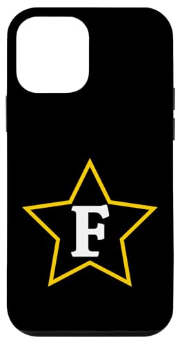 Buchstabe F Sternmonogramm Hülle für iPhone 12 mini von Just Letter Designs