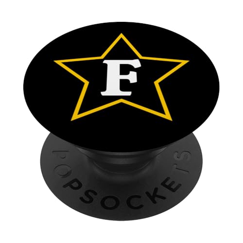 Buchstabe F Sternmonogramm PopSockets Klebender PopGrip Buchstabe F Sternmonogramm PopSockets Klebender PopGrip von Just Letter Designs