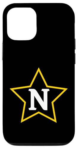 Buchstabe N Monogramm im gelben Stern Hülle für iPhone 12/12 Pro Buchstabe N Monogramm im gelben Stern Hülle für iPhone 12/12 Pro von Just Letter Designs