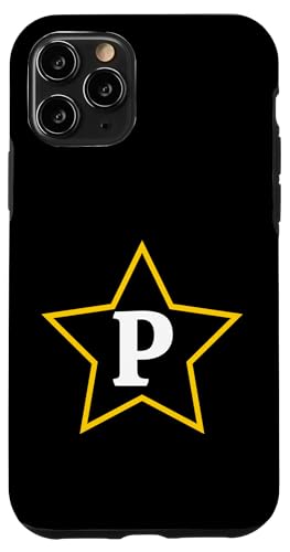 Buchstabe P Monogramm im gelben Stern Hülle für iPhone 11 Pro Buchstabe P Monogramm im gelben Stern Hülle für iPhone 11 Pro von Just Letter Designs